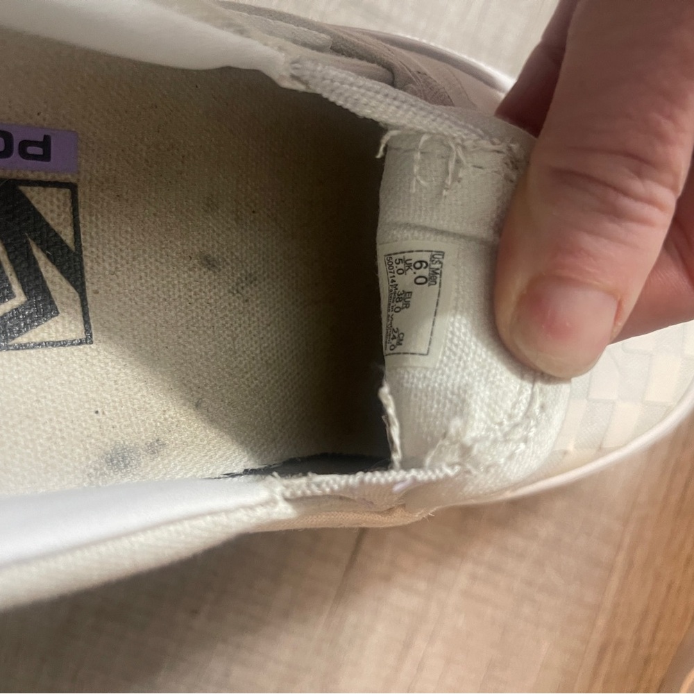 White checkered vans - Picture 4 of 4